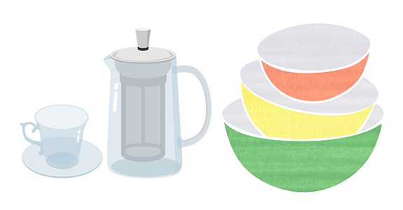イラスト：食器